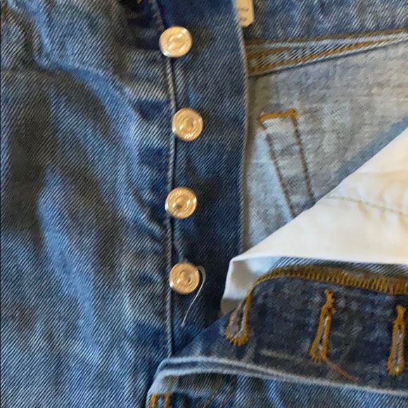 Blue High Waisted Zara Denim Skirt - Picture 2 of 4